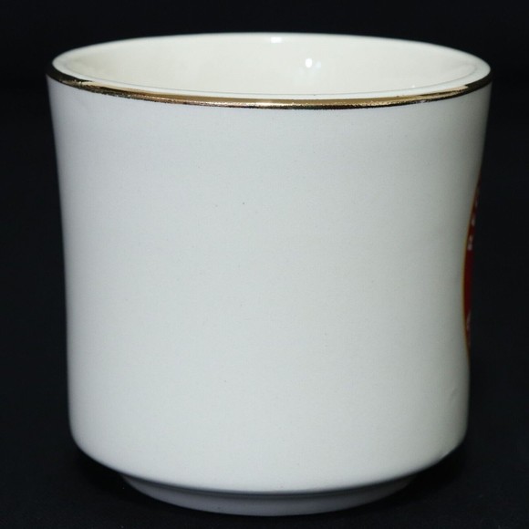 Boy Scouts VTG BSA Ceramic Mug Region 4 Buckskin Men Ohio, Kentucky Gold Rim Cup - Picture 2 of 6